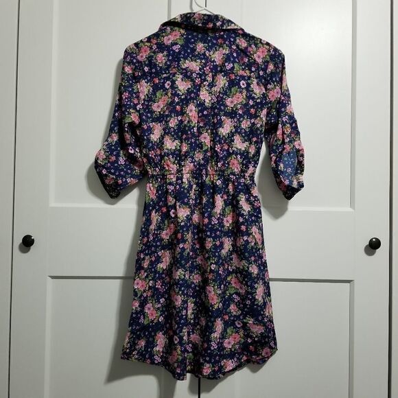 Speed control New York collar floral dress - Picture 9 of 9